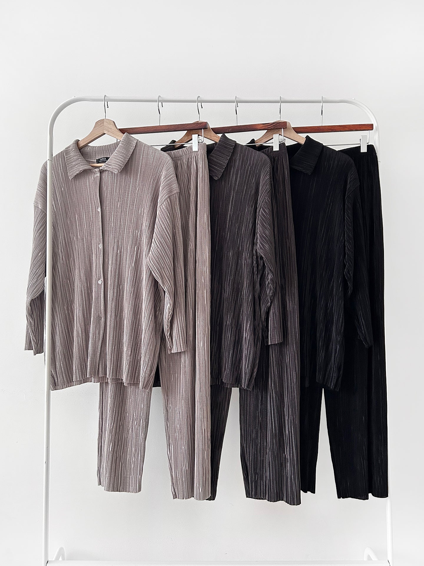 Wrinkle Shirt Set