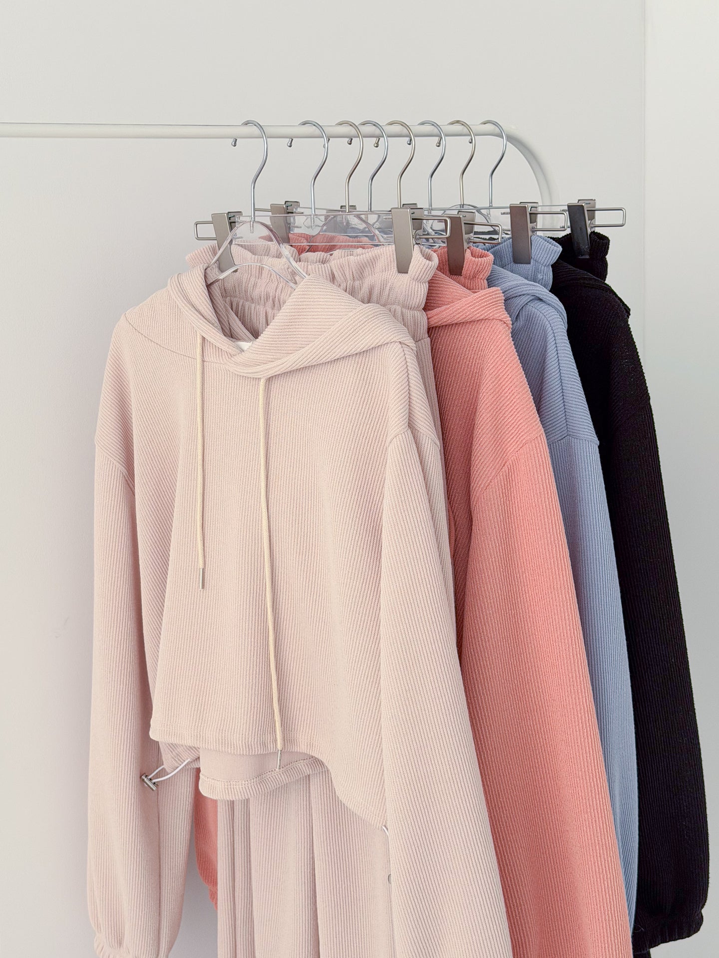 Crop Hoodie Set