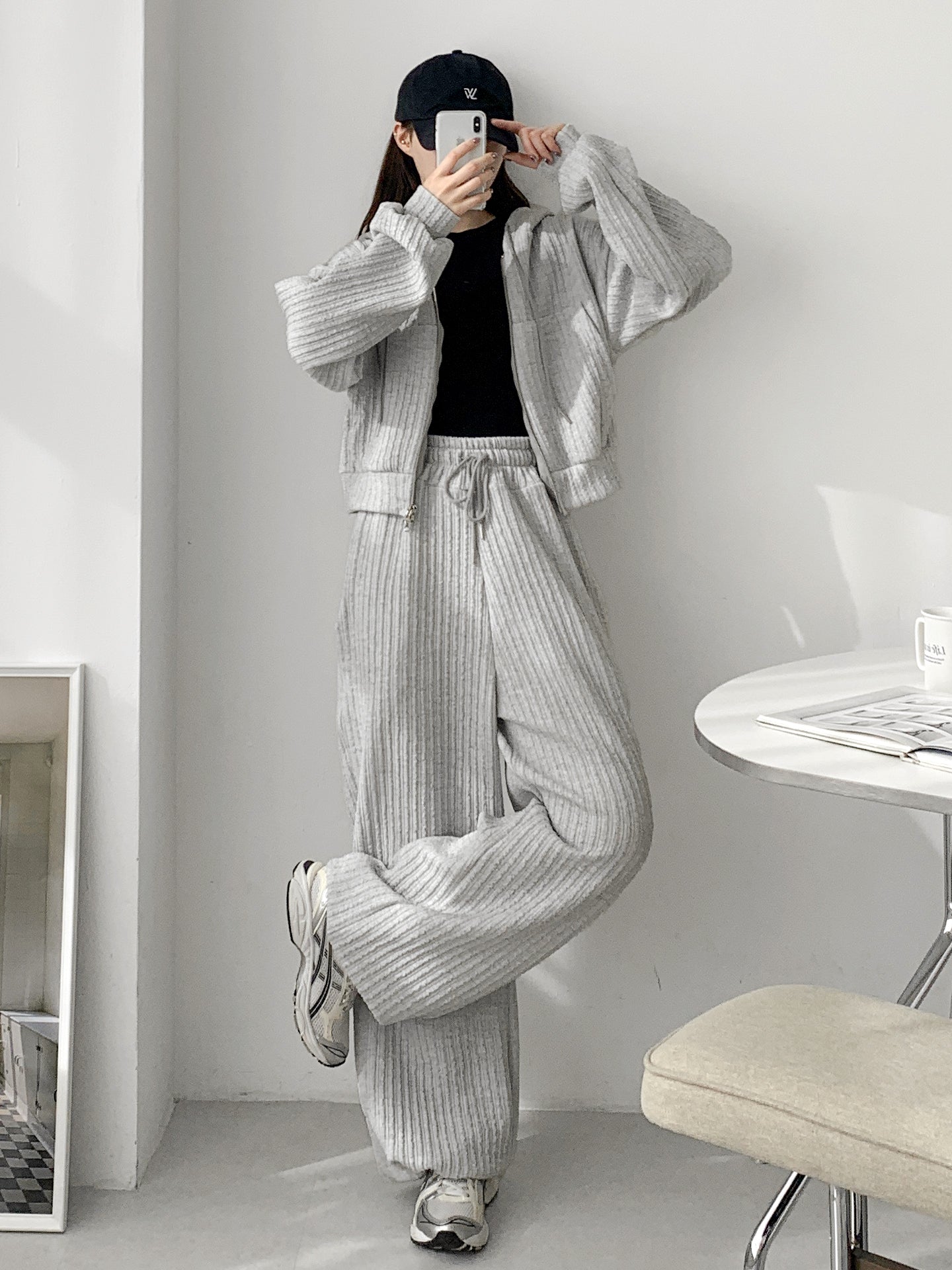 Hoodie Zip-up Set