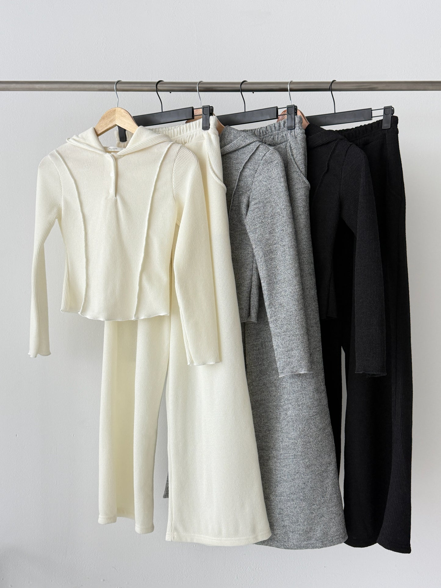 Time Button Hoodie Set