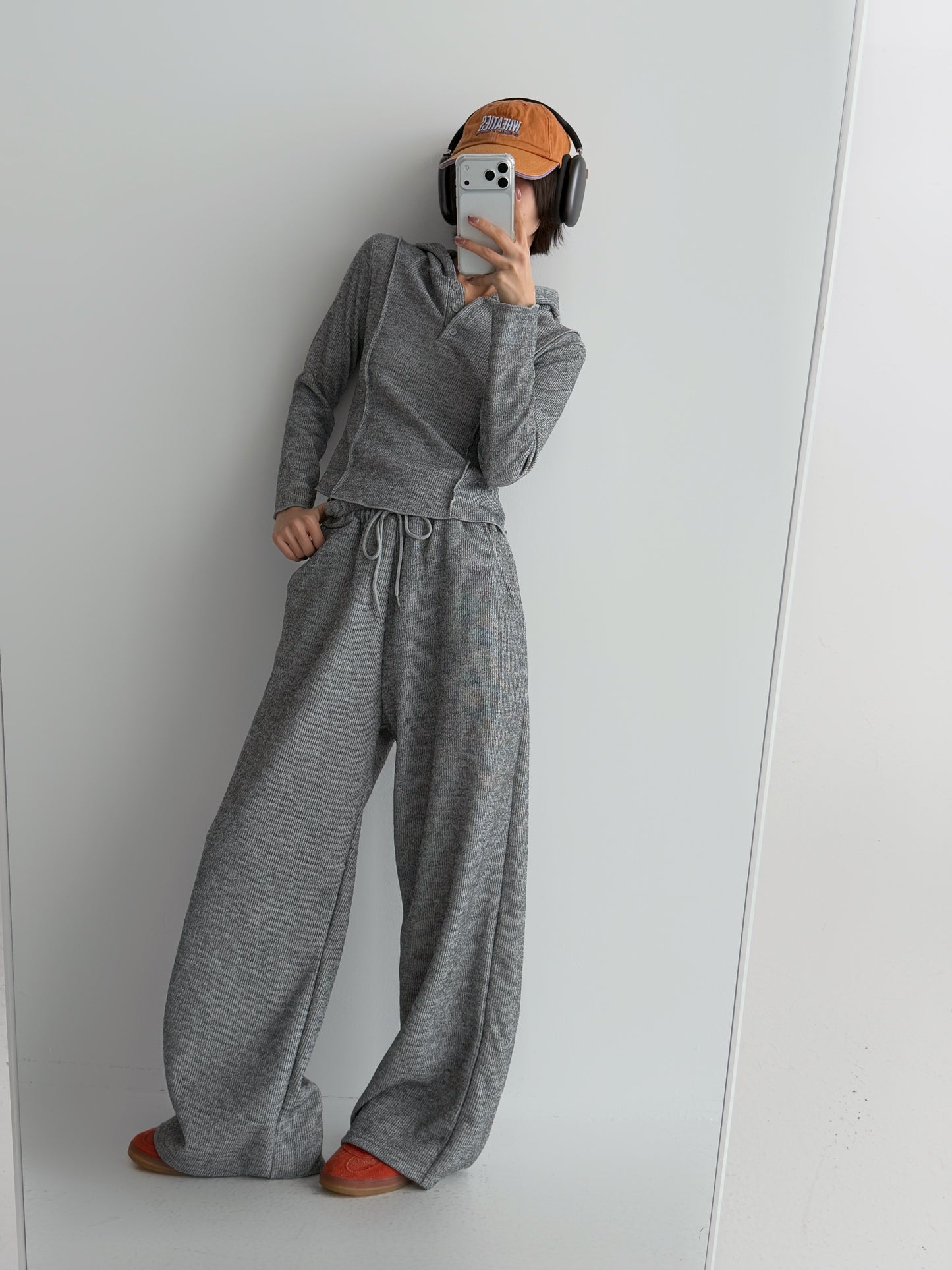 Time Button Hoodie Set