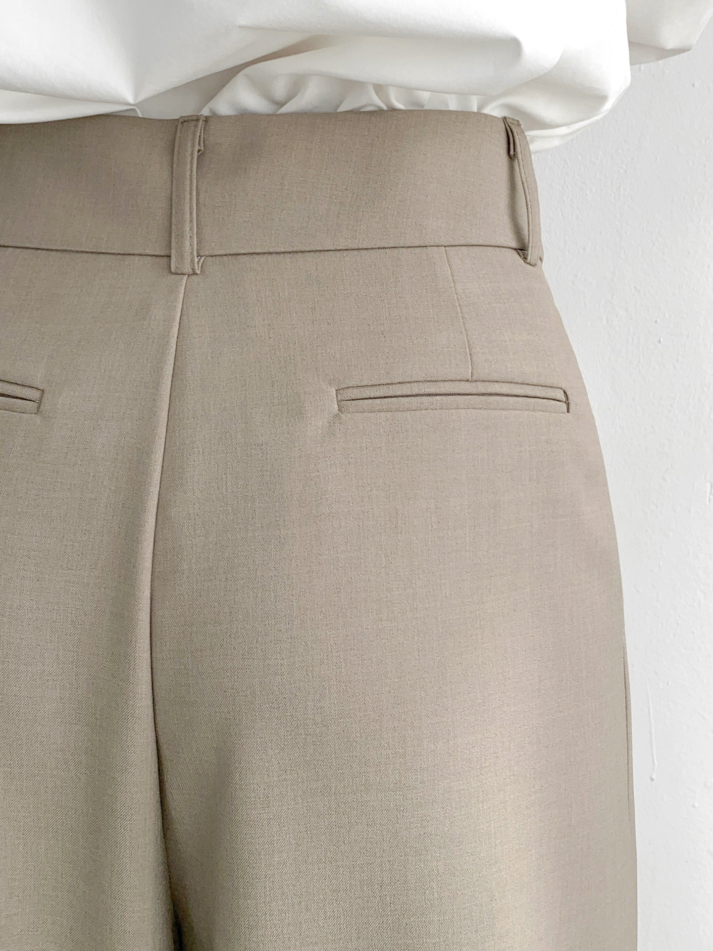 Soft Belted Pleated Slacks