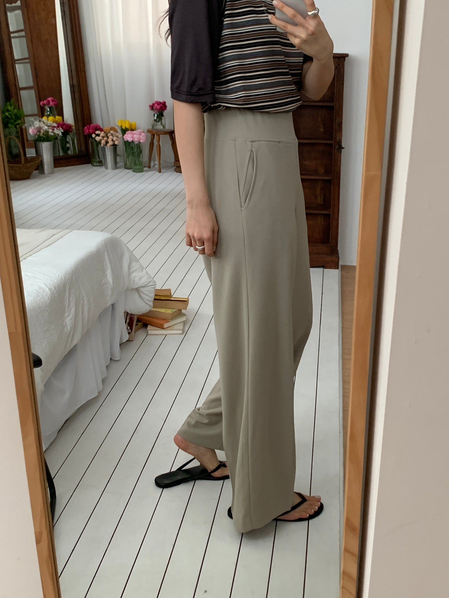 Cool Wide-leg Slacks