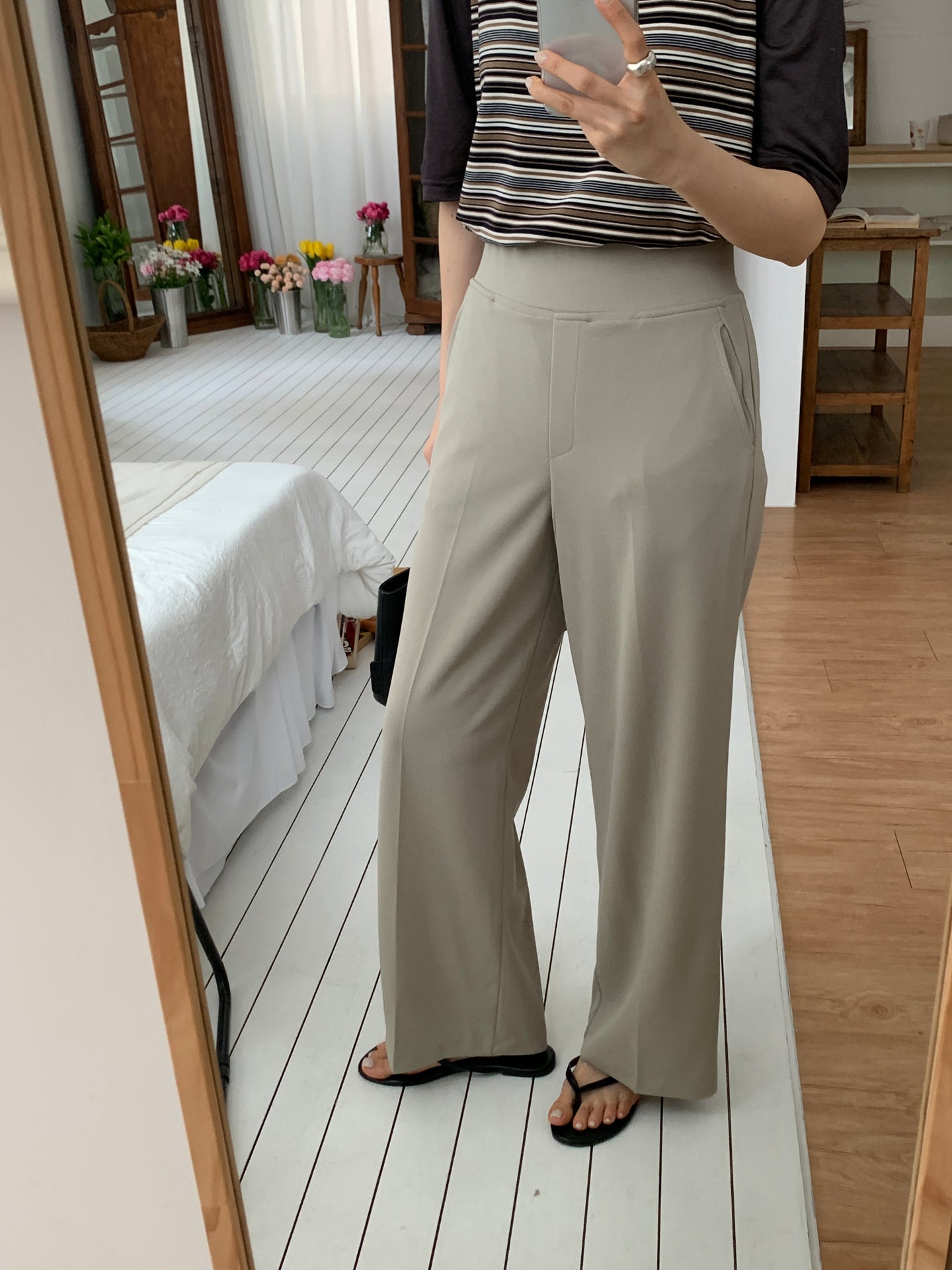 Cool Wide-leg Slacks