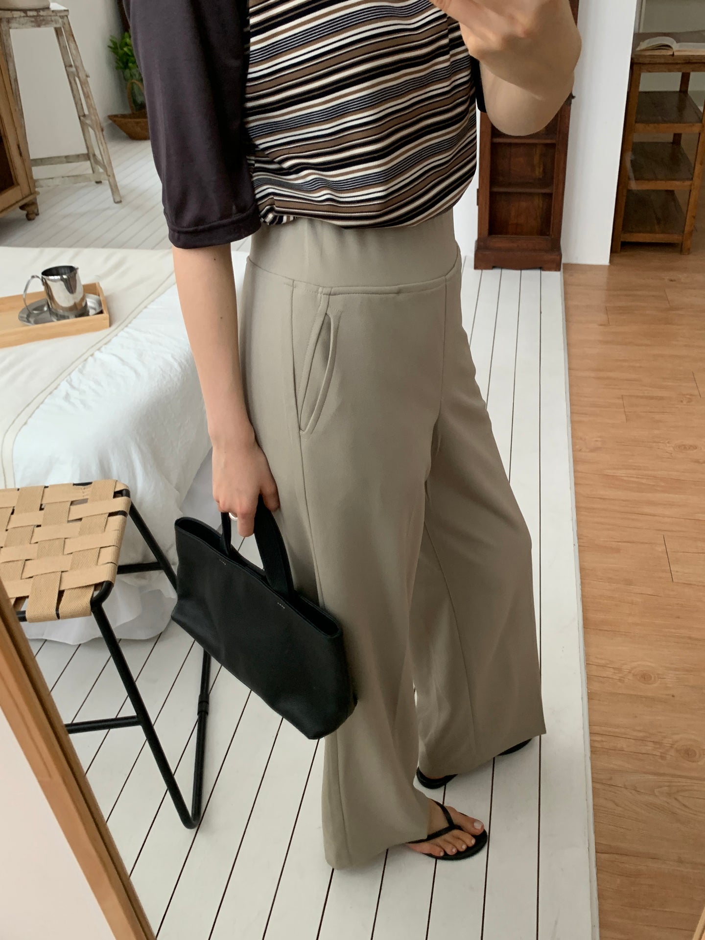 Cool Wide-leg Slacks