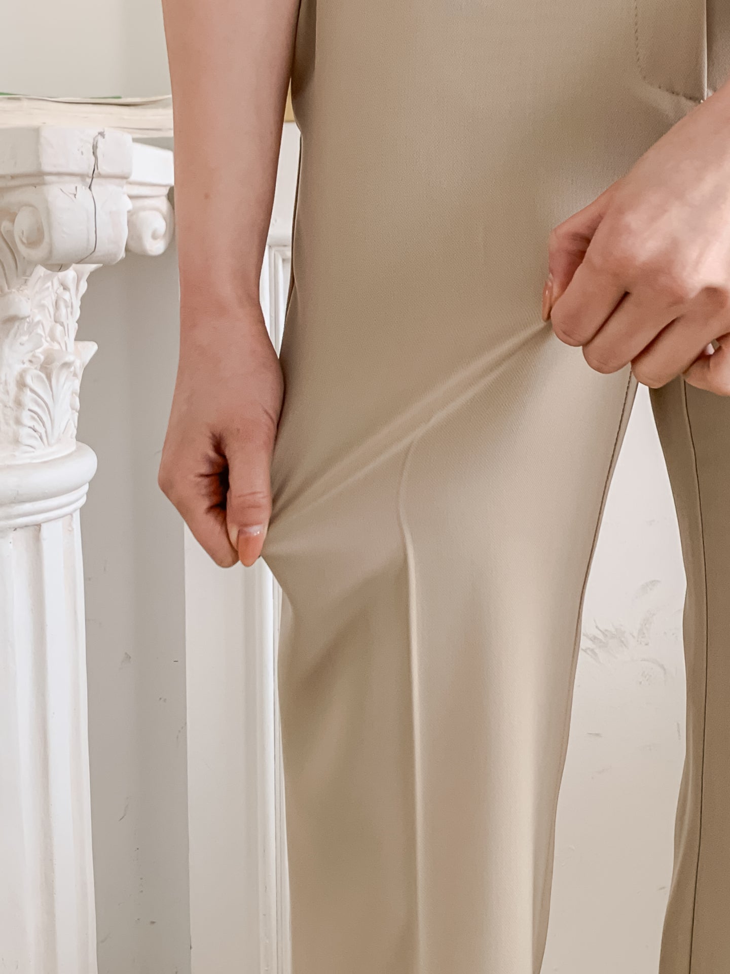Office Straight Bootcut Slacks