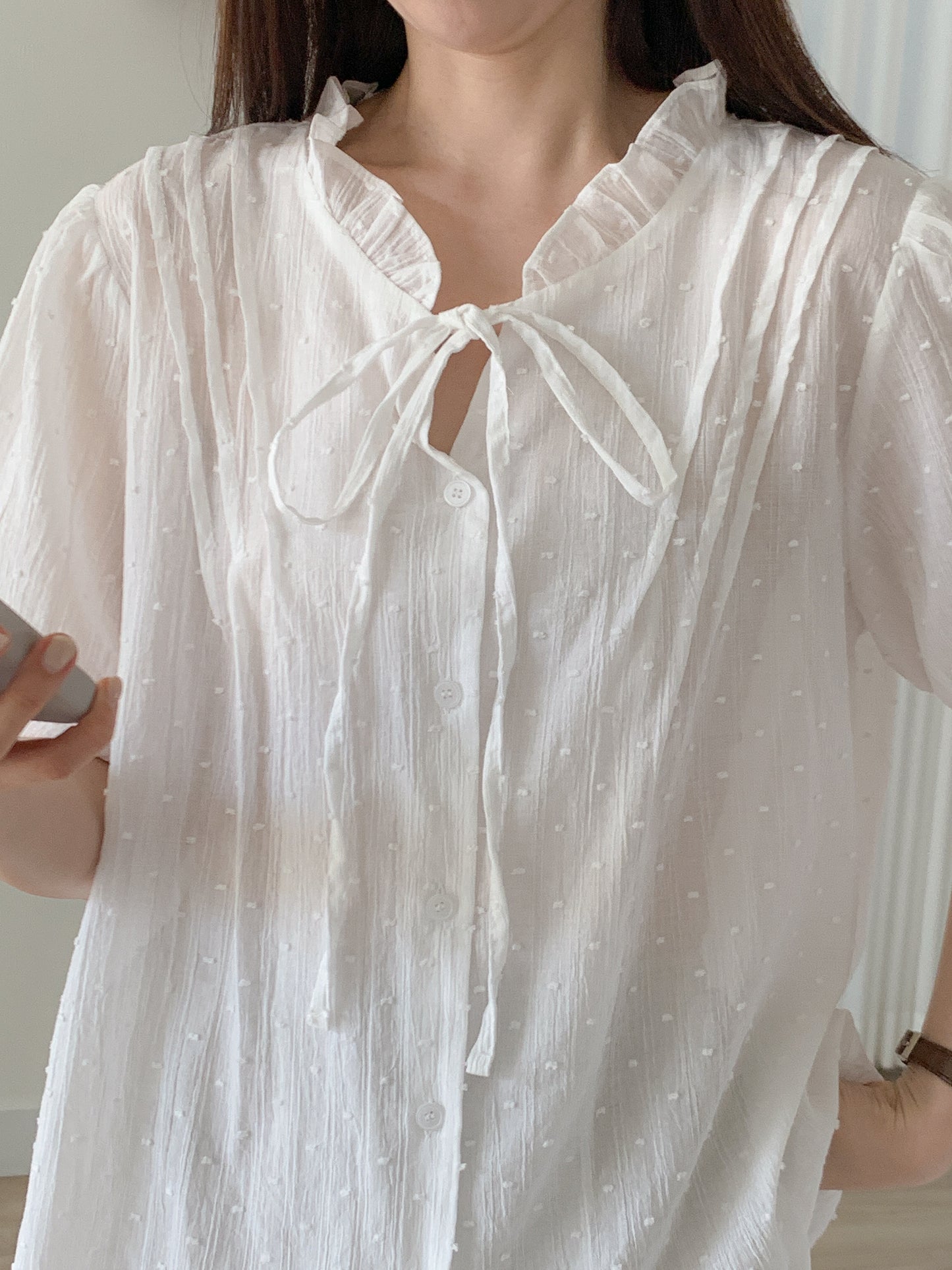 Pintuck Blouse