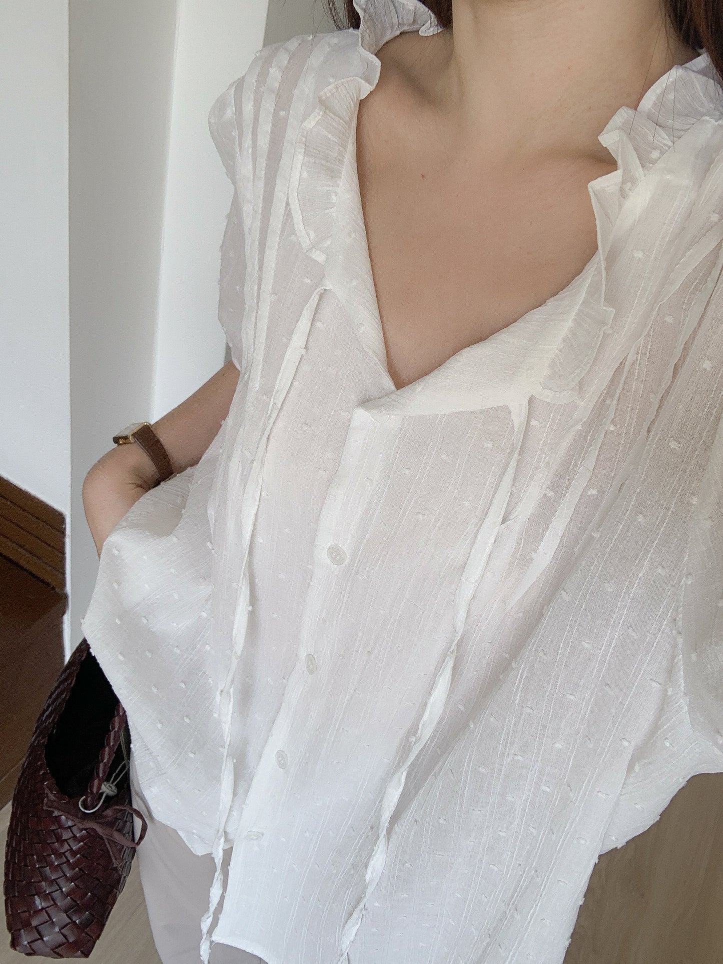 Pintuck Blouse