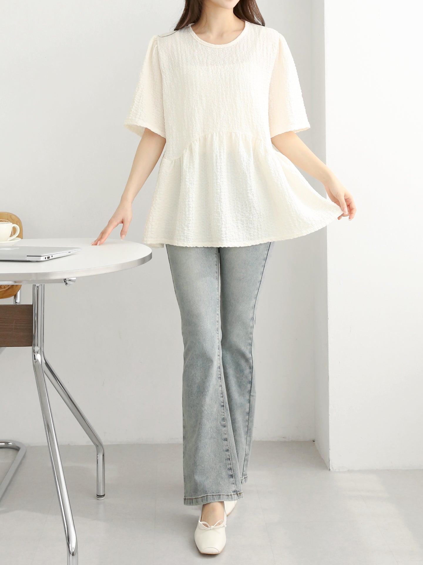 Pure Flare Blouse
